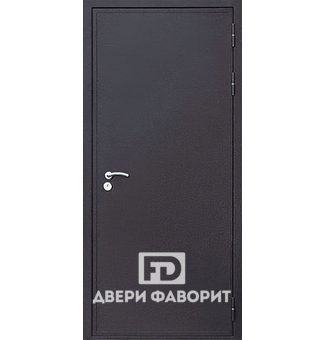 Дверь железная в загородный дом (цинкогрунт)