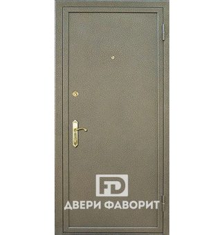 стальная дверь для стандартного проёма с порошковым напыления