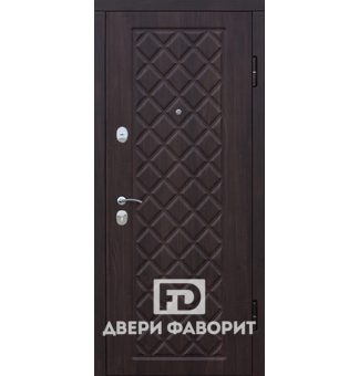 Железная дверь с отделкой МДФ