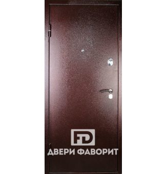 Металлическая уличная дверь с цинкогрунтом